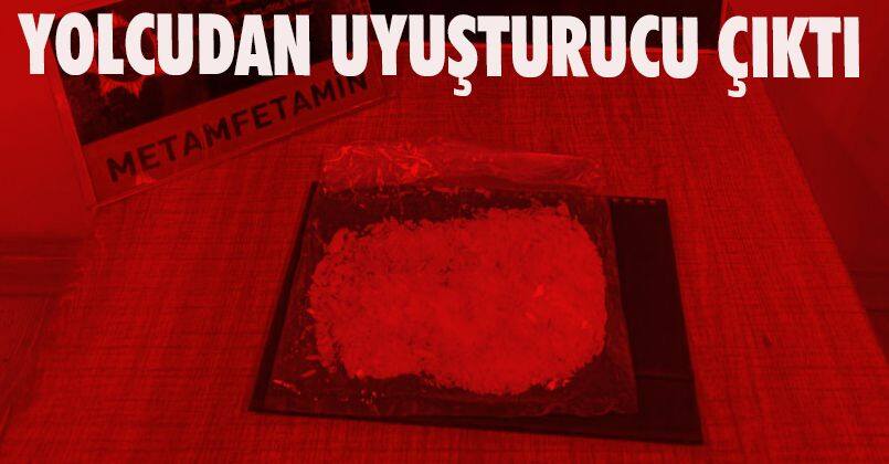 Otobüsteki yolcudan uyuşturucu çıktı