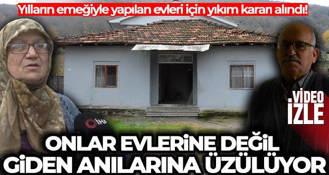 Onlar evlerine değil, giden anılarına üzülüyor