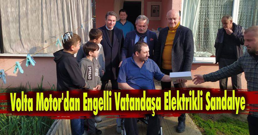 Volta Motor'dan Engelli Vatandaşa Elektrikli Sandalye