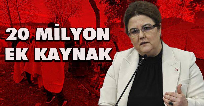 Düzce depremi için 20 milyon TL daha ilave kaynak