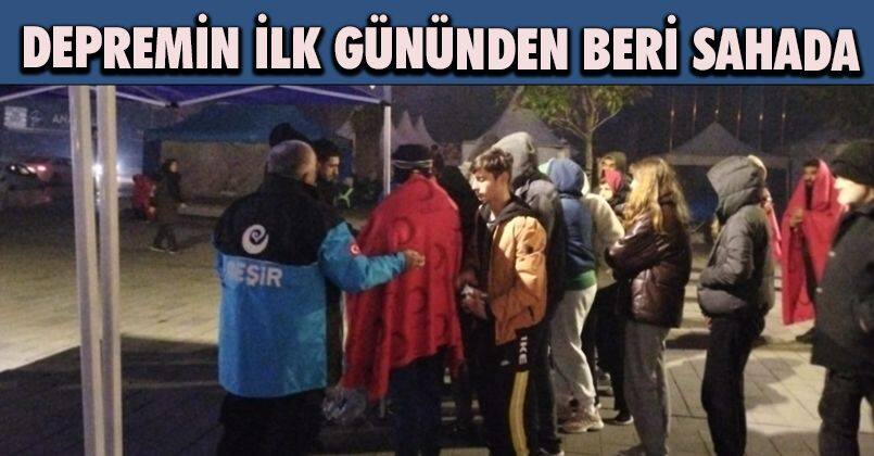 Beşir Derneği Depremin İlk Gününden Beri Sahada