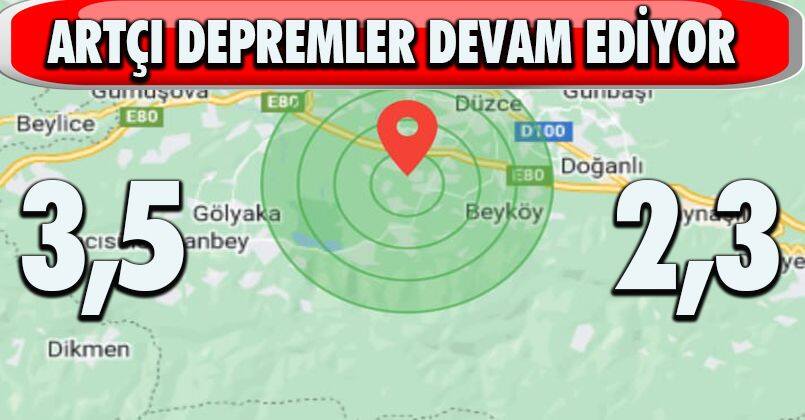 Depremler Devam Ediyor