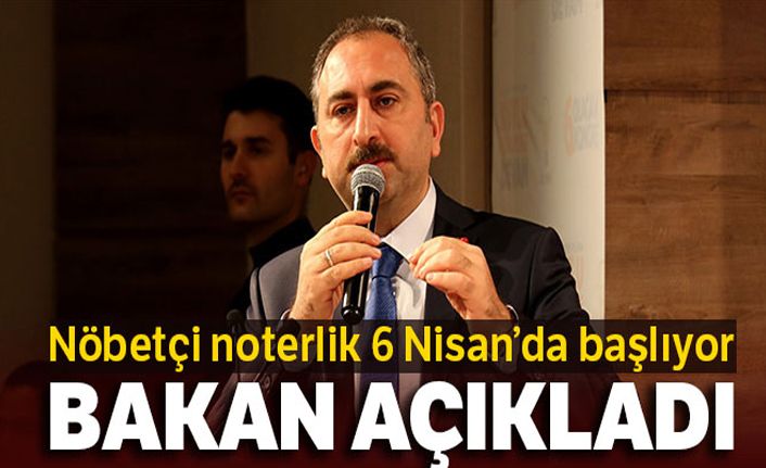 Nöbetçi noterlik uygulaması başlıyor