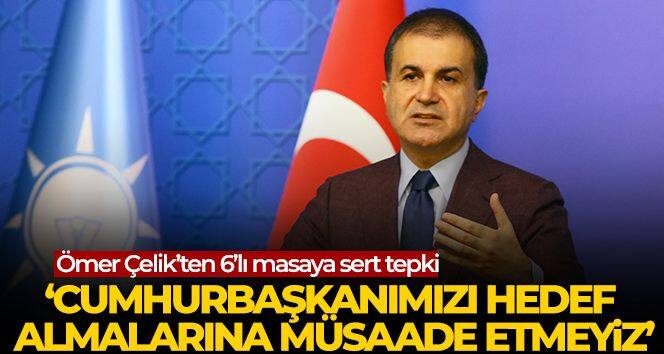 AK Parti Sözcüsü Çelik: 'Tüm bu siyaset mühendisliği çalışmaları elbette kendilerini ilgilendirir'