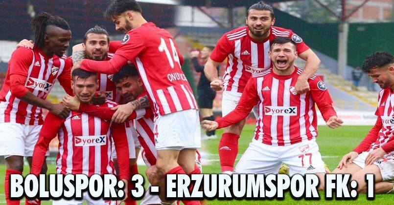 Boluspor: 3 - Erzurumspor FK: 1
