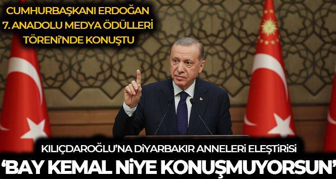 Cumhurbaşkanı Erdoğan'dan Kılıçdaroğlu'na Diyarbakır Anneleri eleştirisi