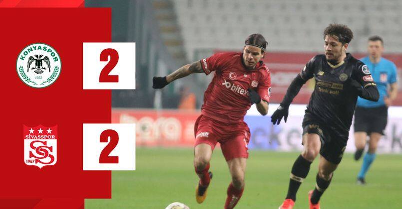 4 gollü müthiş maç! Konyaspor kaçtı Sivasspor kovaladı