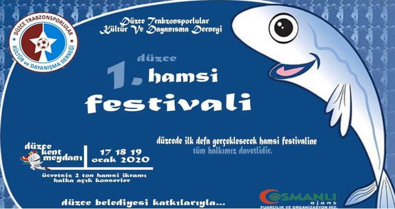 Düzce'de 1. hamsi festivali yapılacak 