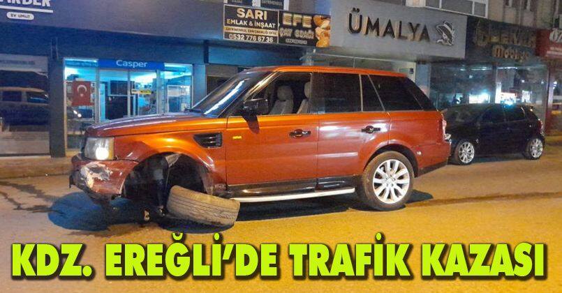 Kdz. Ereğli’de trafik kazası: 1 yaralı