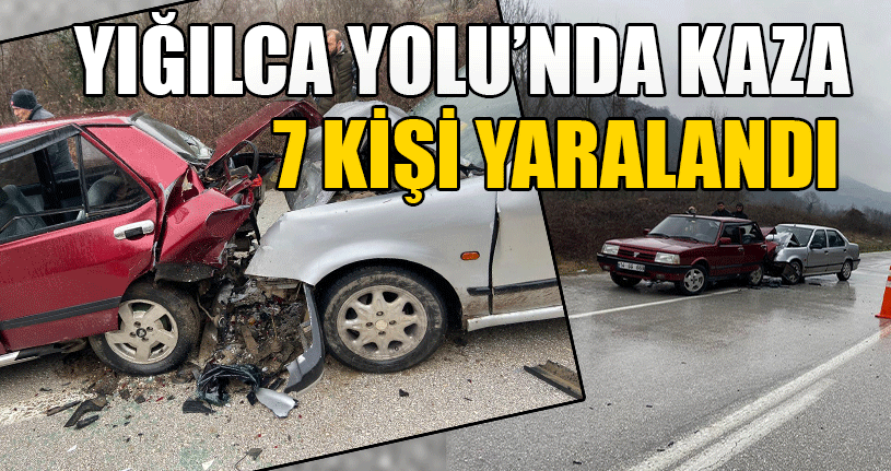 Yığılca Yolunda Kaza: 2’si Çocuk 7 Yaralı