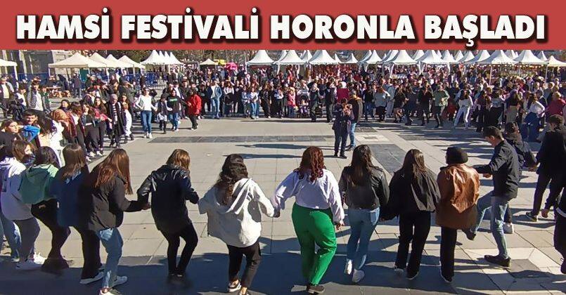 Hamsi Festivali horonla başladı, 15 bin kişiye ücretsiz hamsi dağıtılacak
