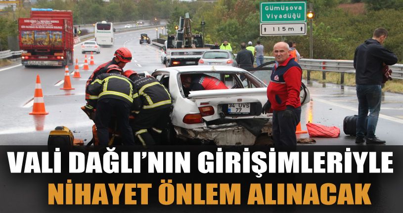 Kazaların sık yaşandığı Gümüşova Rampası için eylem planı