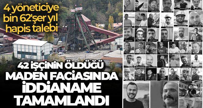 42 işçinin öldüğü maden faciasında iddianame tamamlandı