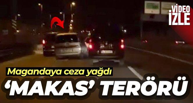 E-5 Karayolu'nda 'makas' terörü kamerada: Sürücüye ceza yağdı