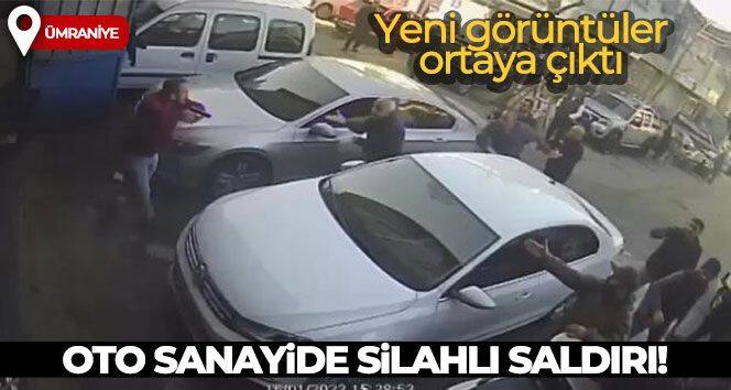 Sanayide çıkan silahlı saldırıya ait yeni görüntüler ortaya çıktı