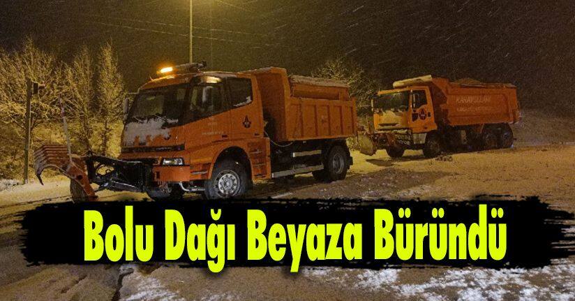 Bolu Dağı Beyaza Büründü