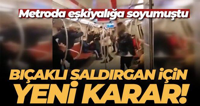 Metrodaki bıçaklı saldırganın cezası 7 yıla düşürüldü