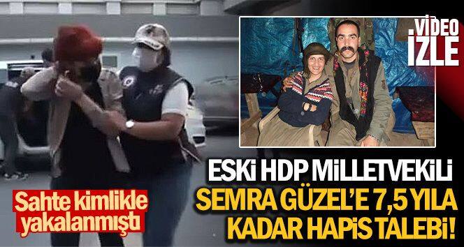 Eski HDP Milletvekili Semra Güzel'e 7,5 yıla kadar hapis talebi