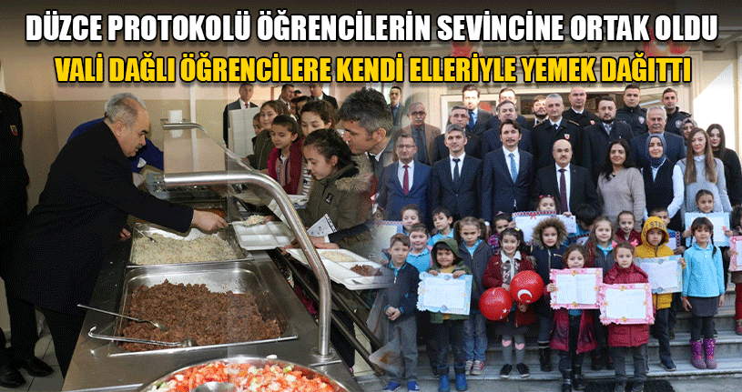 Vali Dağlı Yatılı Bölge Okulu Öğrencilerini Ziyaret Etti