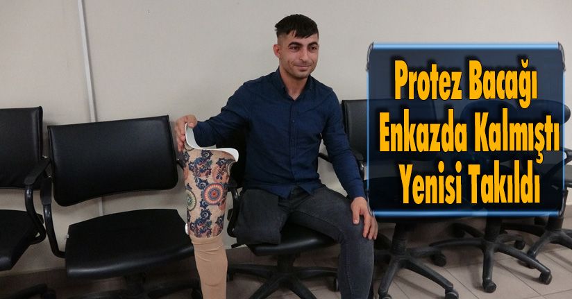 Protez Bacağı Enkazda Kalmıştı, Bolu'da Yenisi Takıldı