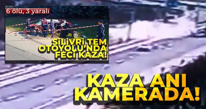 Silivri'de feci kaza kamerada