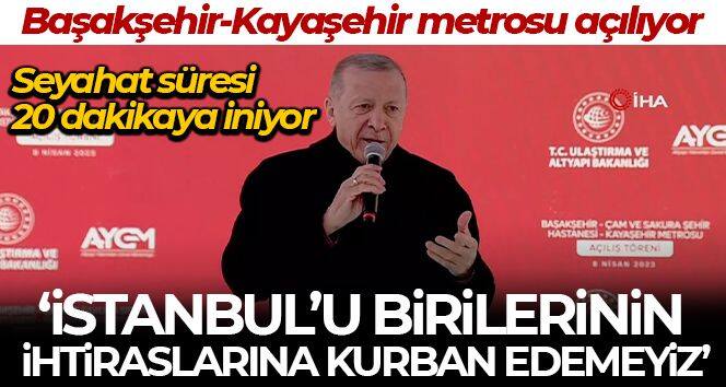 Cumhurbaşkanı Erdoğan: 'Kimileri sadece laf yapar, kimileri de işte böyle iş yapar, hizmet yapar'