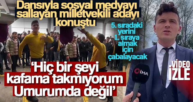 Dansıyla sosyal medyayı sallayan milletvekili adayı bu kez de birinci sırayı istedi