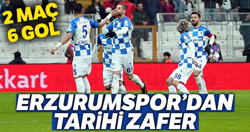 Beşiktaş 2 - 3 Erzurumspor 