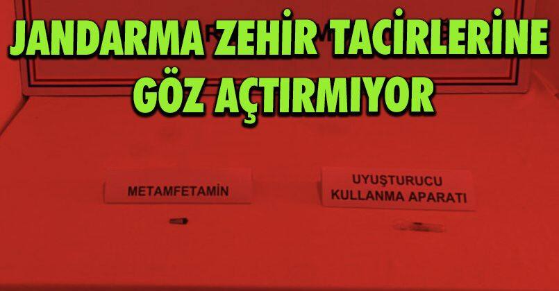 Jandarma zehir tacirlerine göz açtırmıyor: 1 kişi tutuklandı