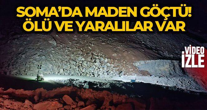 Soma'da yer üstü maden ocağında göçük: 1 ölü, 3 yaralı