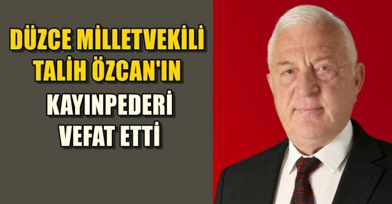 Milletvekili Talih Özcan'ın Acı Günü