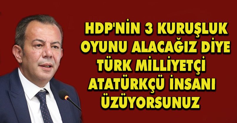 Tanju Özcan'dan HDP tepkisi