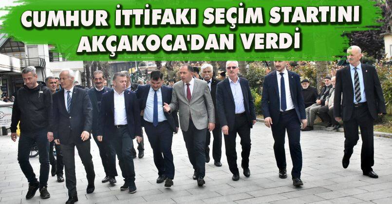 Cumhur İttifakı Seçim Startını Akçakoca'dan Verdi