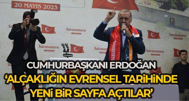 Cumhurbaşkanı Erdoğan: 'Alçaklığın evrensel tarihinde yeni bir sayfa açtılar'