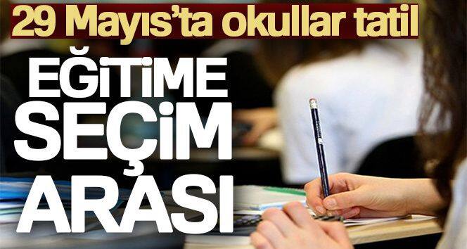 Milli Eğitim Bakanı Özer açıkladı: Eğitime seçim arası