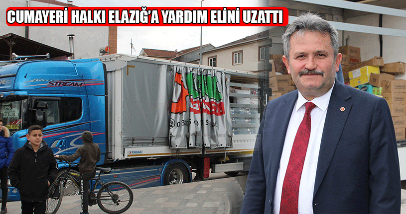 Yardım Tırı Elazığ’a Doğru Yola Çıktı