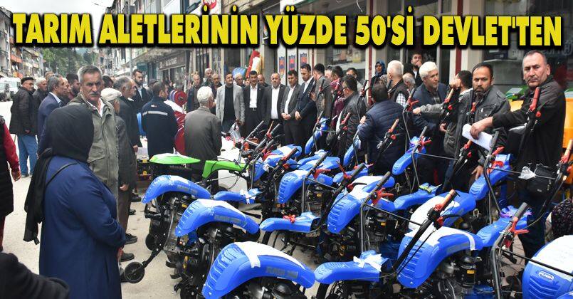 Tarım Aletlerinin Yüzde 50'si Devlet'ten