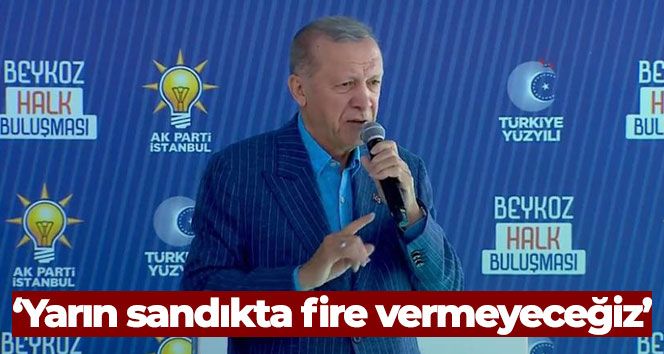 Cumhurbaşkanı Erdoğan, Beykoz'da konuşuyor