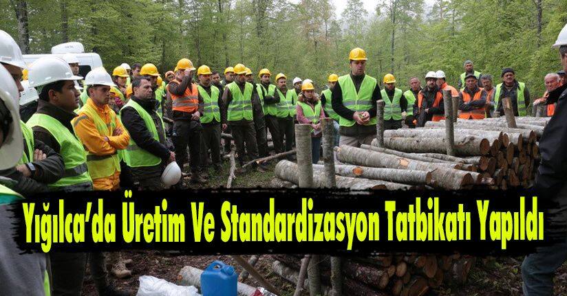 Yığılca’da Üretim Ve Standardizasyon Tatbikatı Yapıldı