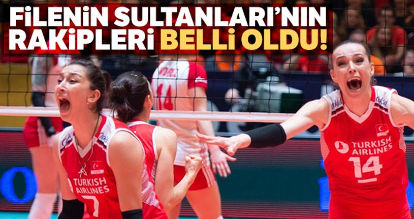 A Milli Kadın Voleybol Takımı'nın 2020 Tokyo Oyunları'ndaki rakipleri belli oldu!