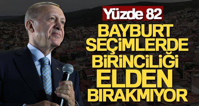 Bayburt seçimlerde birinciliği elden bırakmıyor