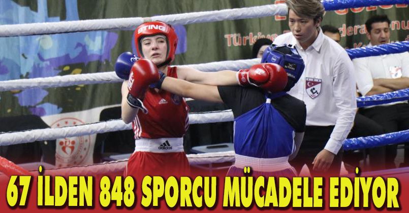 67 ilden 848 sporcu, Türkiye Ferdi Boks Şampiyonası'nda mücadele ediyor