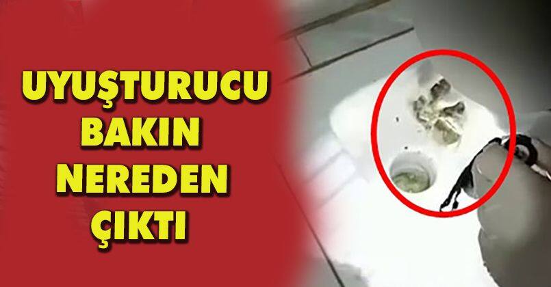 Uyuşturucu bakın nereden çıktı