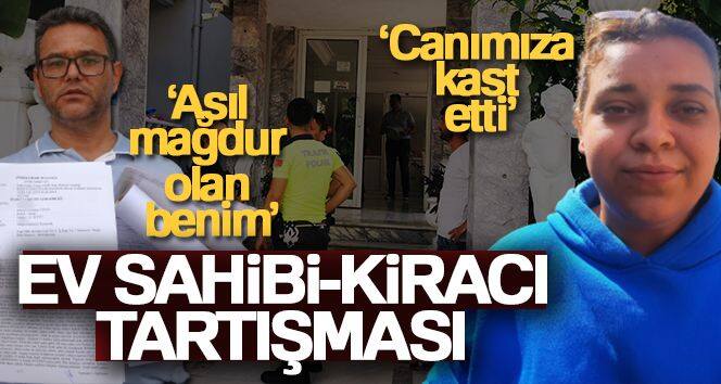 Marmaris'te ev sahibi kiracı tartışması