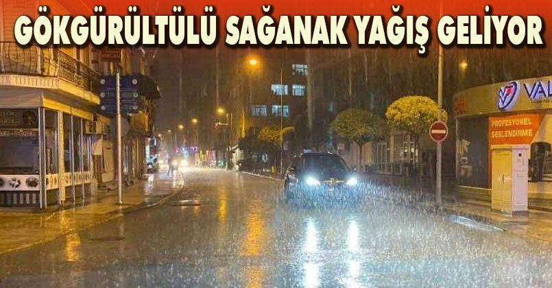 Gökgürültülü Sağanak Yağış Geliyor