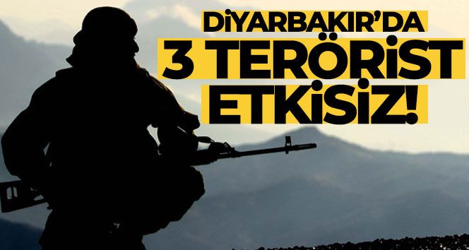 Bakan Soylu duyurdu: Diyarbakır'da 3 terörist etkisiz hale getirildi