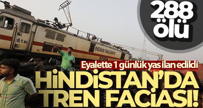 Hindistan'daki tren kazasında can kaybı 288'e yükseldi