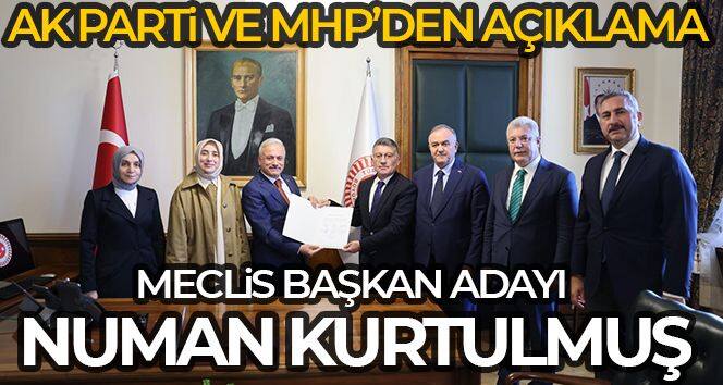 TBMM Başkanlığına Numan Kurtulmuş aday gösterildi