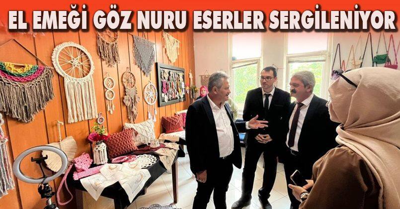 El emeği göz nuru eserler sergileniyor