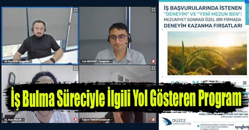 İş Bulma Süreciyle İlgili Yol Gösteren Program